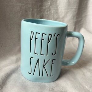Rae Dunn Peep’s Sake Easter Holiday Blue Coffee Mug. NWT. Blue Interior